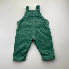 Load image into Gallery viewer, Boys Seed, green corduroy cotton overalls / dungarees, EUC, size 000,  