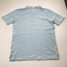 Load image into Gallery viewer, Boys Calvin Klein Jeans, blue cotton polo shirt top, light marks, FUC, size 10-12,  