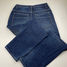 Load image into Gallery viewer, Boys Urban Supply, dark denim jeans, adjustable, inside leg: 71cm, FUC, size 14,  