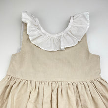 Load image into Gallery viewer, Girls CATHERINE MALANDRINO, lined cotton dress, EUC, size 4, L: 55cm