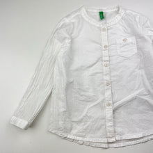 Load image into Gallery viewer, Girls UNITED COLORS OF BENETTON, lightweight cotton long sleeve shirt / top, GUC, size 3-4,  