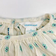 Load image into Gallery viewer, Girls Country Road, lightweight cotton summer dress, FUC, size 0, L: 39cm