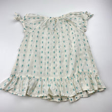 Load image into Gallery viewer, Girls Country Road, lightweight cotton summer dress, FUC, size 0, L: 39cm
