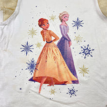 Load image into Gallery viewer, Girls Disney, Frozen cotton tee / top, marks front &amp; back, FUC, size 4,  