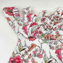 Load image into Gallery viewer, Girls Zara, floral open-shoulder dress, EUC, size 5, L: 51cm