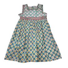 Load image into Gallery viewer, Girls fabindia, lightweight cotton summer dress, GUC, size 4-6, L: 62cm