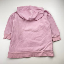 Load image into Gallery viewer, Girls Disney, Frozen fleece-lined hoodie sweater dress, FUC, size 2, L: 42cm