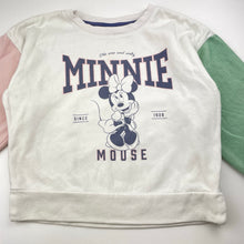 Load image into Gallery viewer, Girls Disney, Minnie Mouse fleece-lined sweater / jumper, FUC, size 7,  