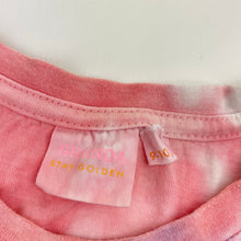 Load image into Gallery viewer, Girls GHANDA, tie-dyed cotton tee / top, GUC, size 9-10,  