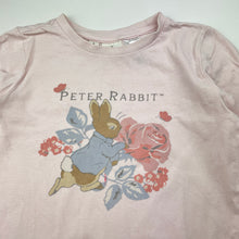 Load image into Gallery viewer, Girls Peter Rabbit, cotton long sleeve pyjama top, FUC, size 4,  