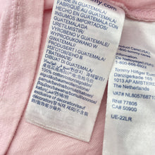 Load image into Gallery viewer, Girls Tommy Hilfiger, cotton tee / top, light mark at neck, FUC, size 6-7,  