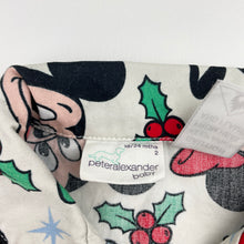 Load image into Gallery viewer, Unisex Peter Alexander, Disney Christmas cotton pyjama top (marks on front), FUC, size 2,  
