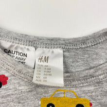 Load image into Gallery viewer, Boys H&amp;M, long sleeve pyjama top, cars, FUC, size 00,  