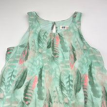 Load image into Gallery viewer, Girls H&amp;M, lined lightweight top, feathers, FUC, size 10,  