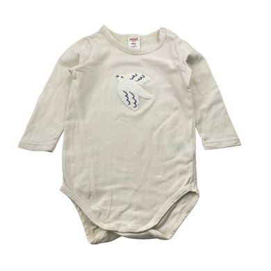 Girls Seed, stretchy bodysuit / romper, bird, GUC, size 0,  