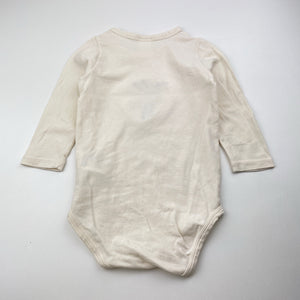 Girls Seed, stretchy bodysuit / romper, bird, GUC, size 0,  