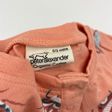 Load image into Gallery viewer, Girls Peter Alexander, organic cotton blend romper, bugs, GUC, size 000,  