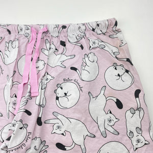 Girls Peter Alexander, stretchy pyjama shorts, cats, FUC, size 14,  
