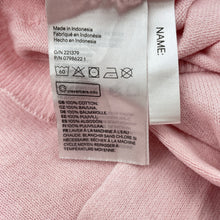 Load image into Gallery viewer, Girls H&amp;M, pink knitted cotton cardigan, EUC, size 9-10,  
