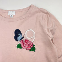 Load image into Gallery viewer, Girls Witchery, embroidered cotton long sleeve top, butterfly, GUC, size 8,  
