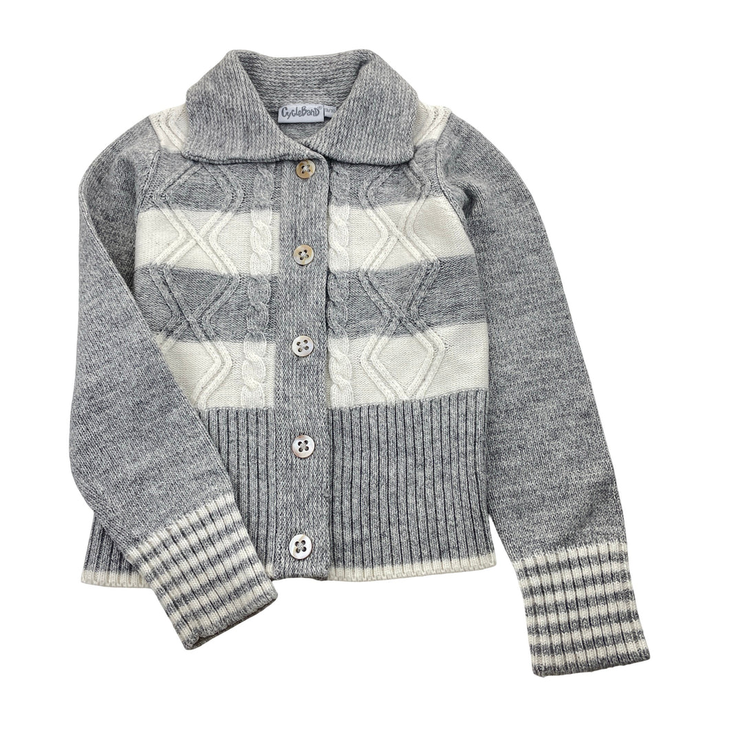 Girls CycleBand, knitted cardigan / sweater, EUC, size 9-10,  