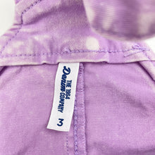 Load image into Gallery viewer, Girls 1964 Denim Co, stretch cotton overalls dress / pinafore, GUC, size 3, L: 51cm