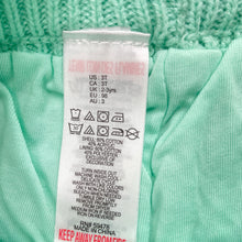 Load image into Gallery viewer, Girls embroidered, lined knitted shorts, elasticated, GUC, size 3,  