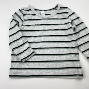 Boys Dymples, organic cotton blend long sleeve top, FUC, size 1,  