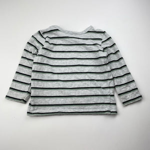 Boys Dymples, organic cotton blend long sleeve top, FUC, size 1,  