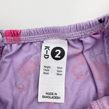 Load image into Gallery viewer, Girls KID, cotton summer playsuit, flamingos, EUC, size 2,  