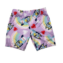 Load image into Gallery viewer, Girls Bluey, lightweight stretchy bike shorts, EUC, size 2,  