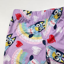 Load image into Gallery viewer, Girls Bluey, lightweight stretchy bike shorts, EUC, size 2,  