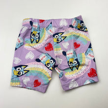 Load image into Gallery viewer, Girls Bluey, lightweight stretchy bike shorts, EUC, size 2,  