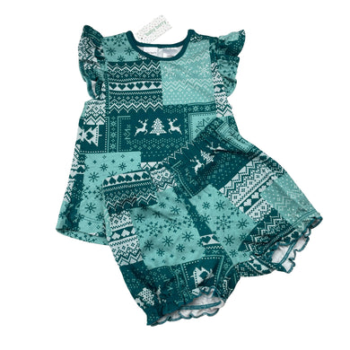 Girls Baby Berry, cotton Christmas pyjama top & shorts, NEW, size 2,  