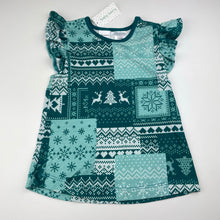 Load image into Gallery viewer, Girls Baby Berry, cotton Christmas pyjama top &amp; shorts, NEW, size 2,  