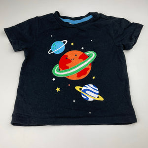 Boys Anko, cotton pyjama top & shorts, planets, EUC, size 2,  