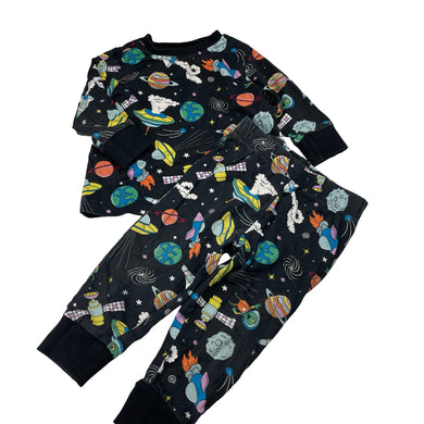 Boys Target, cotton pyjama top & bottoms, planets, GUC, size 1,  