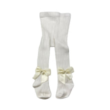Load image into Gallery viewer, Girls ribbed, stretchy stockings, GUC, size 0-1,  