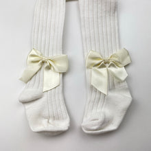 Load image into Gallery viewer, Girls ribbed, stretchy stockings, GUC, size 0-1,  