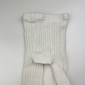 Girls ribbed, stretchy stockings, GUC, size 0-1,  