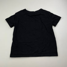 Load image into Gallery viewer, Girls Anko, black cotton tee /top, flower, EUC, size 3,  