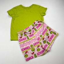 Load image into Gallery viewer, Girls Dr Seuss, The Grinch Christmas pyjamas, GUC, size 1,  