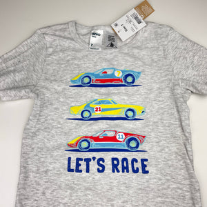 Boys Anko, pyjama top & shorts, racing cars, NEW, size 7,  