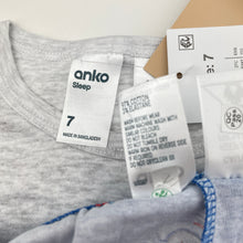 Load image into Gallery viewer, Boys Anko, pyjama top &amp; shorts, racing cars, NEW, size 7,  