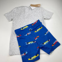 Load image into Gallery viewer, Boys Anko, pyjama top &amp; shorts, racing cars, NEW, size 7,  
