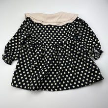 Load image into Gallery viewer, Girls soft feel, tunic top (no label), length: 39cm, armpit to armpit: 28cm, shoulder to cuff: 28cm, EUC, size 2,  