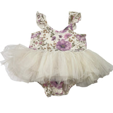Load image into Gallery viewer, Girls Baby Berry, floral tutu romper , EUC, size 1,  