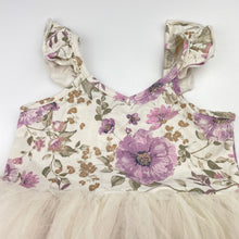 Load image into Gallery viewer, Girls Baby Berry, floral tutu romper , EUC, size 1,  