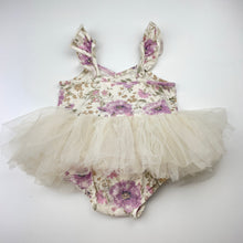 Load image into Gallery viewer, Girls Baby Berry, floral tutu romper , EUC, size 1,  