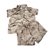 Load image into Gallery viewer, Girls Baby Berry, satin Christmas pyjama top &amp; shorts, GUC, size 1,  